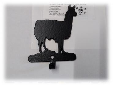 Schlüsselbrett Llama mit 1 Haken aus Metall