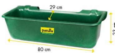 Kunststoff Langtrog 32 Liter