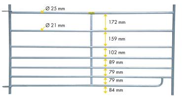 Preview: Steckhorden  Höhe: 92 cm