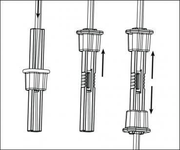 Litzclip® Vertikalstrebenverbinder für Weidenetze