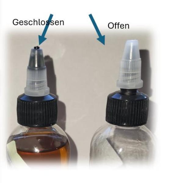 Öl-Flasche leer, 100 ml, wiederverschließbar