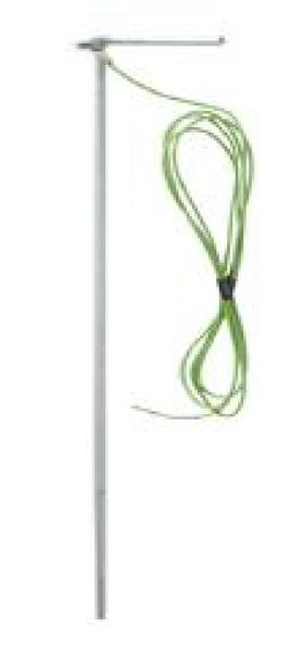Erdungsstab 65 cm mit Kabel