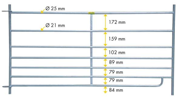 Steckhorden  Höhe: 92 cm