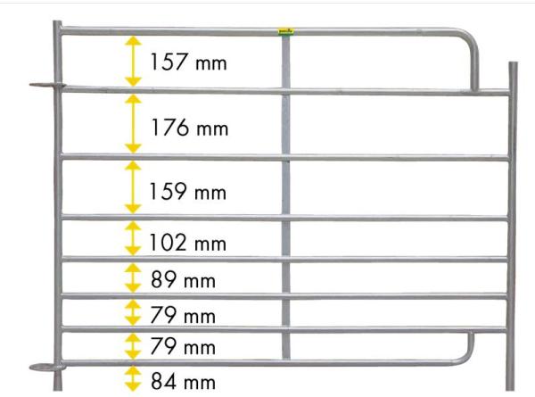 Steckhorden XL  Höhe: 110 cm für große Rassen