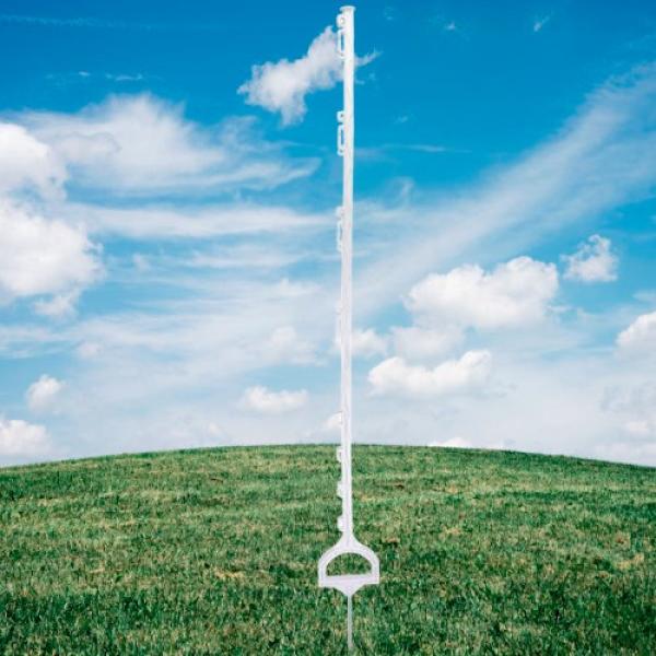 Steigbügelpfähle 155cm, weiss, 10 Stück im Pack