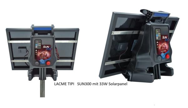 LACME Tipi Sun 300 mit 33 Watt Solarpanel